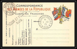 42239 Carte Postale En Franchise Secteur 506 Nuits St Georges Cote D'or 1915 Guerre 1914/1918 War Postcard  - Guerre De 1914-18