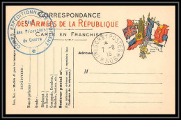 42236 Carte Postale En Franchise Corps Expeditionnaire D'orient Depot Des Prisonniers Secteur 506 1915 Guerre 1914/1918  - WW I