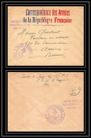 42221/ Lettre Illustree Centre Principal D'Aviation Matitime Militaire Saint Raphael Marine 1916 Guerre 1914/1918 War  - Guerre De 1914-18