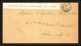 42193/ Lettre Cover Aviation Militaire 3ème Groupe De Bombardement 6ème Armée 1915Guerre 1914/1918 War  - Guerra Del 1914-18