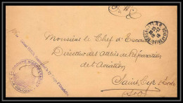 42162/ Lettre Cover Aviation Militaire 1er Groupe D'aerostation Colonel Voyer 1915 Guerre 1914/1918 War  - Oorlog 1914-18