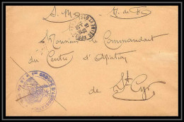 42161/ Lettre Cover Aviation Militaire 1er Groupe D'aerostation Versailles 1915 Guerre 1914/1918 War  - 1960-.... Lettres & Documents