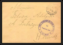 42090/ Lettre Cover Aviation Militaire Ecole D'aviation Istres Pour Fabregues Herault 1917 Guerre 1914/1918 War  - Oorlog 1914-18