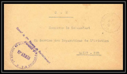 42083/ Lettre Cover Aviation Militaire 1ère Reserve De Ravitaillement N°2 1915 Secteur 23 Generale Guerre 1914/1918 War  - Military Airmail