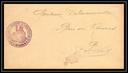 42004/ Lettre Cover Aviation Militaire 1er Groupe Détachement De St Cyr Pour Paris Guerre 1914/1918 War  - Militärische Luftpost