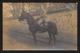 43373 à Identifier Cavallier Cheval Soldats Militaires Carte Postale Photo Postcard Guerre 1914/1918 War - Guerre 1914-18