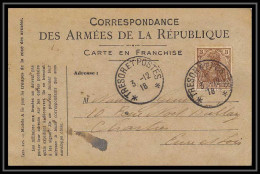 43264 Carte Postale En Franchise Cachet Tresor Et Postes Sur Timbre Allemand 1918 Guerre 1914/1918 War Postcard  - WW I