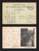 43246 Carte Postale En Franchise Troupes Americaines Usa Secteur 164 Guerre 1914/1918 War Postcard  - Guerre De 1914-18