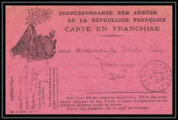 43233 Carte Postale En Franchise Rose Varacieux Isère 1914 Guerre 1914/1918 War Postcard  - Guerra Del 1914-18