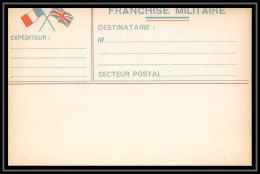 43202 Carte Postale En Franchise Neuve 2 Drapeaux Guerre 1914/1918 War Postcard  - WW I