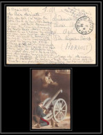 43086 Secteur 86 1915 "75" Heros Du Jour Carte Postale (postcard) Guerre 1914/1918 War Ww1 - Guerre De 1914-18