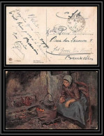 43075 POSTE MILITAIRE BELQIQUE 1917 Voir Carte Postale (postcard) Guerre 1914/1918 War Ww1 - Guerre De 1914-18