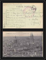 42972 Hopital Auxiliaire N°124 UFF Bordeaux En Rouge 1917 Carte Postale (postcard) Guerre 1914/1918 War Ww1 - Guerre De 1914-18