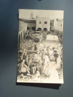 Cpa BISKRA Le Marché 6 FEV 1925, Adressée à La Manufacture De  Tabacs à Alger - Biskra