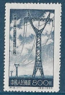 Chine  China** -1955 - Développement De L'électrification. Y&T N° 1032 émis Neuf Sans Gomme Avec N° De Série Et Parution - Ongebruikt