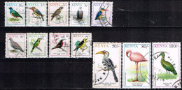 KENYA / Oblitérés / Used / 1993/94 - Série Courante/ Oiseaux  (presque Complète -1) - Kenya (1963-...)