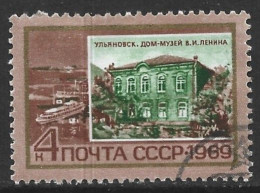 Russia 1969. Scott #3590 (U) Lenin Museum, Ulyanovsk - Usati