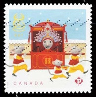 Canada (Scott No.3231 - Chinese Year Of The Rat) (o) - Gebraucht