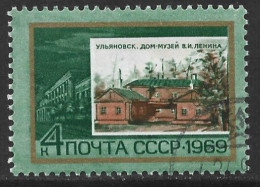 Russia 1969. Scott #3591 (U) Lenin House, Ulyanovsk - Used Stamps