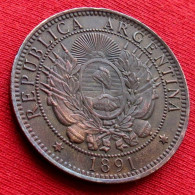 Argentina 2 Centavos 1891  W ºº - Argentina