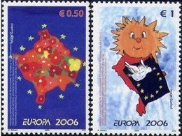 CEPT / Europa 2006 Kosovo N° 43 Et 44 ** L'intégration - 2006
