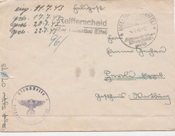 Deutsches Reich Brief Mit Sonderstempel Heilienthal Eifel 1943 Landpost Reifferscheid über Heilienthal Adenau Ahrweiler - Lettres & Documents