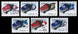 Canada (Scott No.2779-85 - Resurfaceuse / Zamboni) (o) Roulette / Coil Set Of 7 - Used Stamps