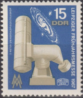 1967 DDR ** Mi:DD 1255, Sn:DD 898, Yt:DD 952, Telescope, Leipziger Frühjahrsmesse 1967 - Unused Stamps