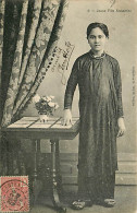 TONKIN    Jeunne Fille Annamite          INDO,489 - Viêt-Nam