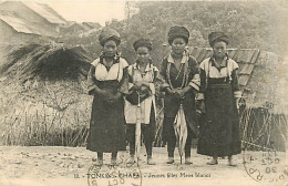 TONKIN  CHAPA Jeunes Files Meos    Blancs         INDO,459 - Viêt-Nam