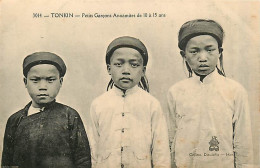 TONKIN  Petits Garcons Annamites            INDO,430 - Viêt-Nam