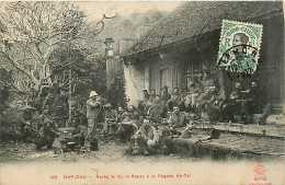 TONKIN  DAP-CAU Apres Le Tir – Repas A La Pagode        INDO,351 - Viêt-Nam