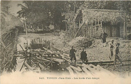 TONKIN   NAM-DINH  Bord Arroyo        INDO,230 - Vietnam