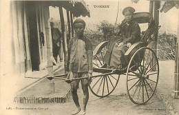 TONKIN     Pousse-pousse Et Congaie       INDO,205 - Viêt-Nam