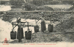 TONKIN  Petites Filles Porteuses D Eau       INDO,153 - Viêt-Nam