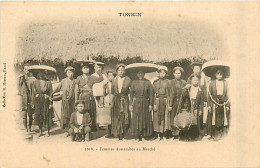 TONKIN   Femmes Annamites Au Marche        INDO,137 - Viêt-Nam