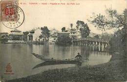 TONKIN  HANOI  Pagode Et Pont Du Petit Lac    INDO,847 - Vietnam