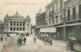 TONKIN  HANOI  Theatre Rue Paul Bert      INDO,832 - Vietnam