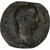 Alexandre Sévère, Sesterce, 222-231, Rome, Bronze, TTB, RIC:563 - The Severans (193 AD Tot 235 AD)