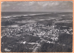 Ppgf/ CPSM Grand Format - LANDES - VIEUX BOUCAU - VUE AÉRIENNE DU BOURG ET AU LOIN L'OCÉAN - Vieux Boucau