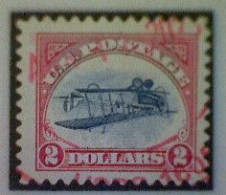 United States, Scott #4806a, Used(o), 2013, Inverted Jenny, Single, $2, Blue, Black, And Red - Used Stamps