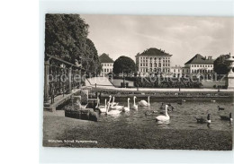 71932404 Muenchen Schloss Nymphenburg Schwanenteich Muenchen - München