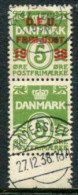 DENMARK 1938 Stamp Exhibition Overprint + Unoverprinted In Pair Used. Michel 243 - Oblitérés