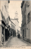 06 LE CANNET - La Rue Centrale Et La Tour De L'horloge - Le Cannet