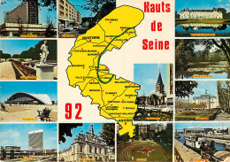 92* HAUTS DE SEINE Carte Du Dept Et Multi-vues  (CPM 10x15cm)     RL19,0527 - Autres & Non Classés