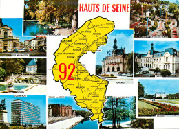 92* HAUTS DE SEINE Carte Du Dept Et Multi-vues  (CPM 10x15cm)    RL19,0523 - Autres & Non Classés