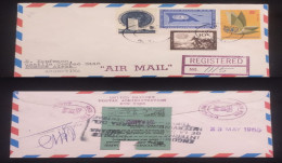 C) 1993. UNITED STATES.  AIRMAIL ENVELOPE SENT TO ARGENTINA. MULTIPLE UNITED NATIONS STAMPS. FRONT AND BACK. XF - Autres & Non Classés