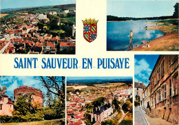 89* ST SAUVEUR EN PUISAYE  Multi-vues  (CPM 10x15cm)    RL19,0430 - Saint Sauveur En Puisaye