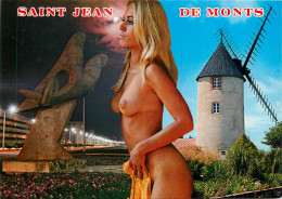 85* ST JEAN DE MONTS  Moulin - « nudiste » (CPM 10x15cm)    RL19,0160 - Saint Jean De Monts