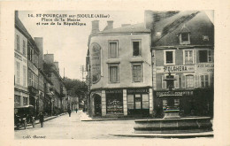 03* ST POURCAIN S/SIOULE  Place De La Mairie – Rue De La Republique     RL19,1026 - Autres & Non Classés